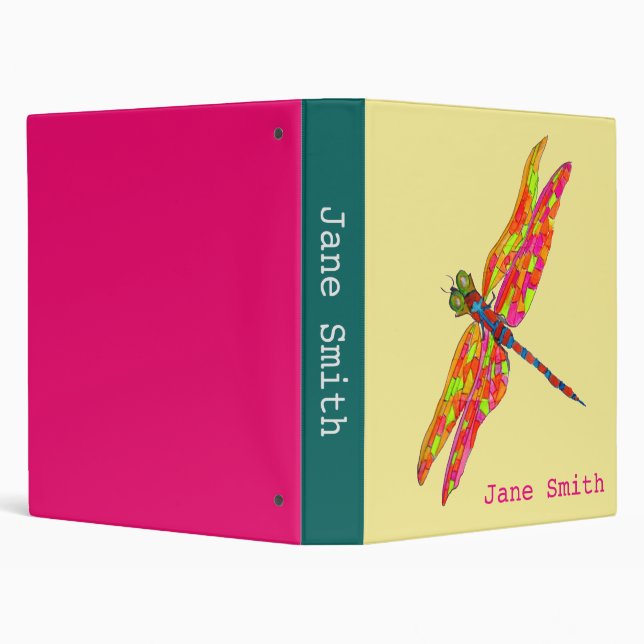 Classeur insecte de l'aquarelle du néon de la libellule (Arrière-plan)