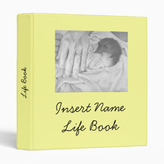 Classeur "Insérer un nom" Livre de vie