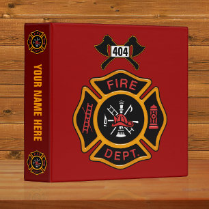 Classeur Insigne de corps de sapeurs-pompiers