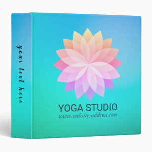 Classeur Instructeur de méditation YOGA Studio Mandala colo