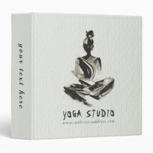 Classeur Instructeur de Yoga Lotus Méditation Pose Brosse