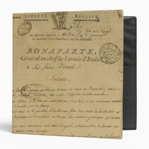 Classeur Instructions aux soldats publiés par napoléon