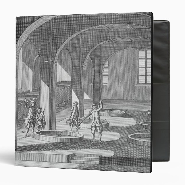 Classeur Intérieur d'une savonnerie, illustration pour une (Devant/Intérieur)