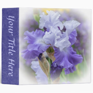 Classeur Iris bleu/violet