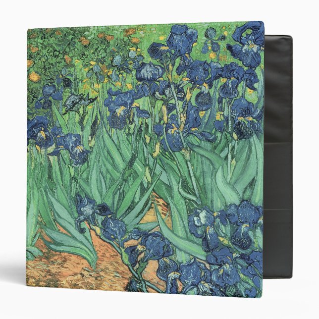 Classeur Iris de Vincent van Gogh |, 1889 (Devant/Intérieur)