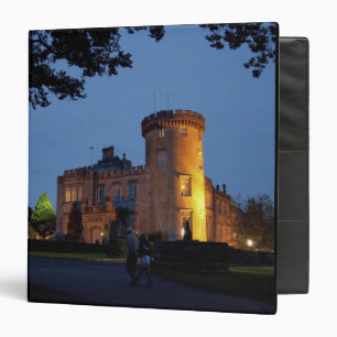 Classeur Irlande, le château de Dromoland éclairé au crépus