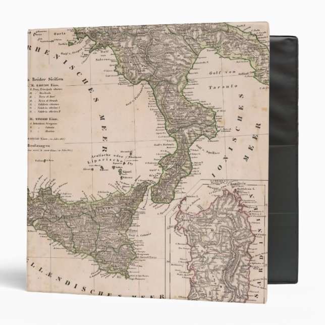 Classeur Italie 22 (Devant/Intérieur)