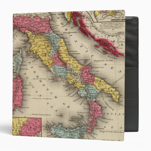 Classeur Italie ancienne 4 (Devant/Intérieur)
