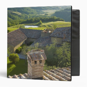 Classeur Italie, Toscane. Vue sur les toits de la villa