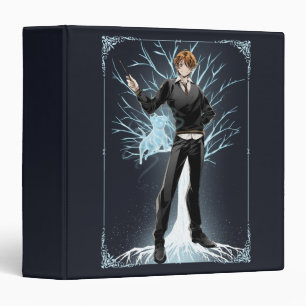 Classeur Jack Russell Terrier Patronus d'Anime Ron Weasley
