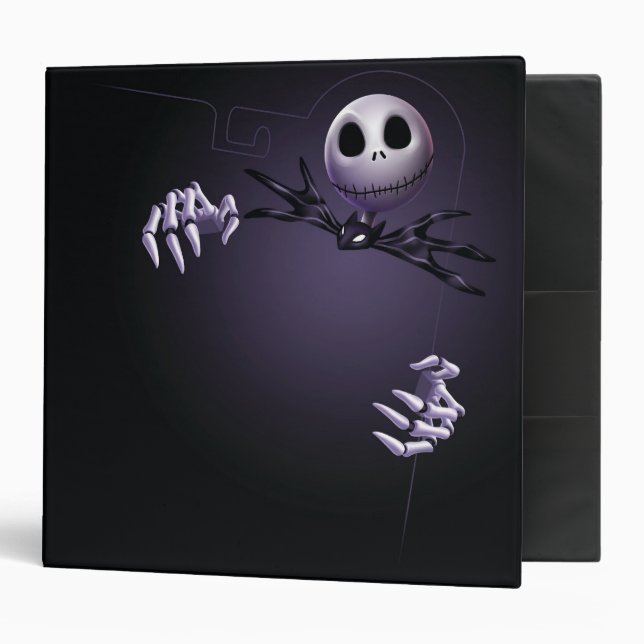 Classeur Jack Skellington | Bordure Jack (Devant/intérieur)