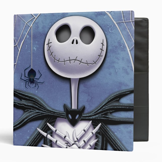 Classeur Jack Skellington | Cadre Web Spider (Devant/Intérieur)