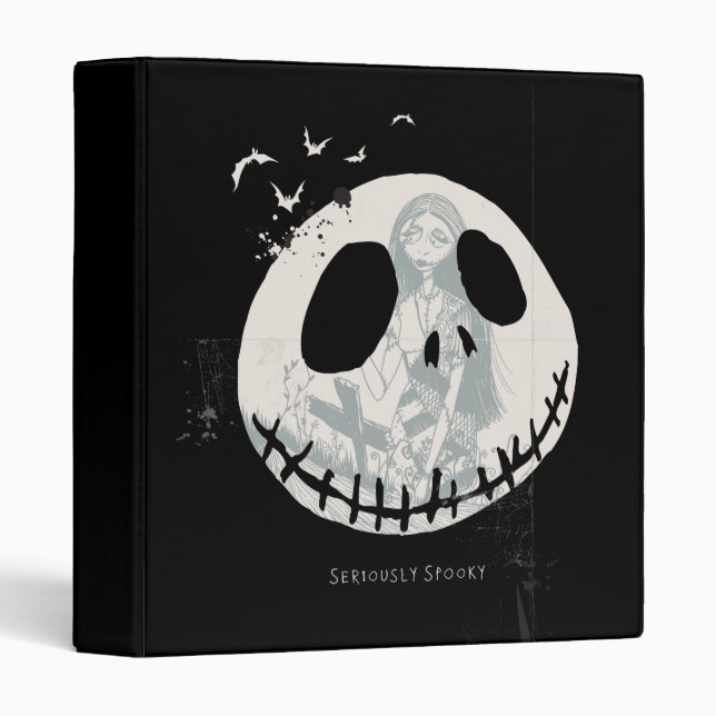 Classeur Jack Skellington | Sérieusement Éffrayant (Devant/Côté)