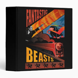 Classeur Jacob Kowalski Fantastic Beasts Poster vintage
