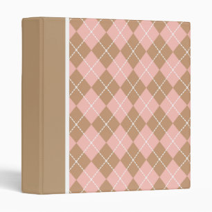 Classeur Jacquard rose