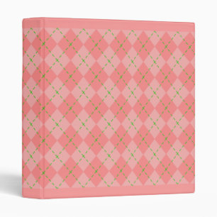 Classeur Jacquard rose
