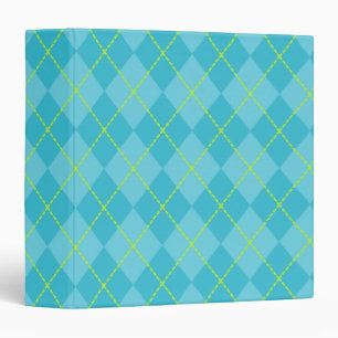 Classeur Jacquard Turquoise
