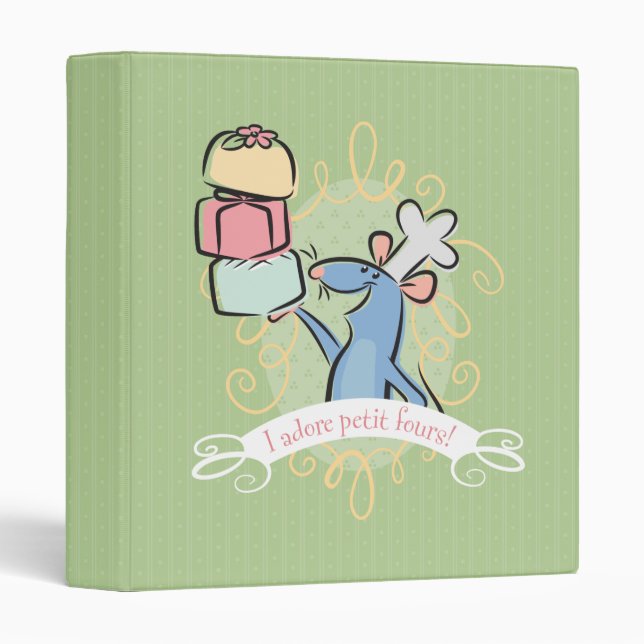Classeur J'adore les petits fours ! (Devant/Côté)
