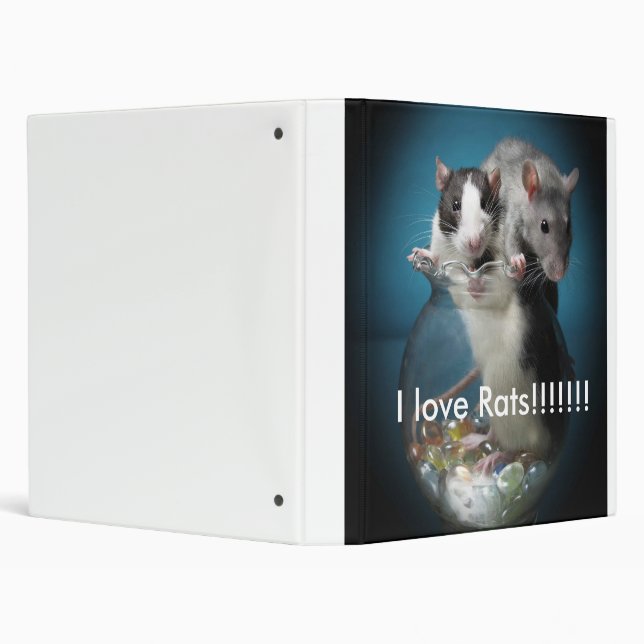 Classeur J'aime des rats ! ! ! ! (Arrière-plan)
