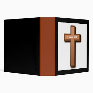 CLASSEUR "J'AIME DIEU" CROIX