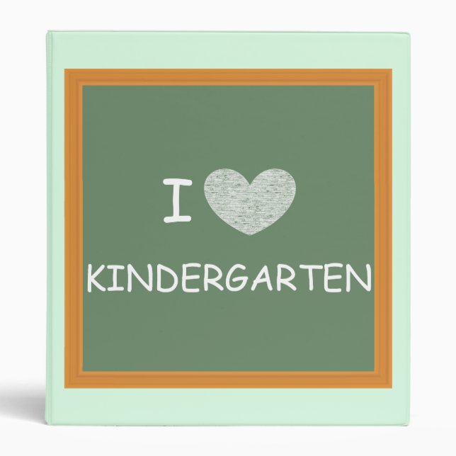 Classeur J'aime le jardin d'enfants (Devant)