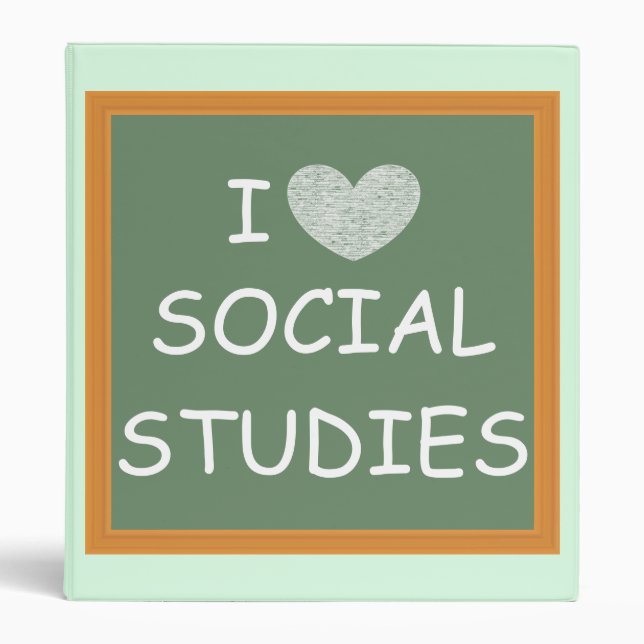 Classeur J'aime les études sociales (Devant)