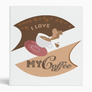 Classeur J'aime mon café Retro Java