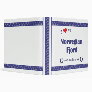 Classeur J'aime mon fjord norvégien (le cheval femelle)