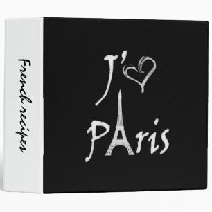 Classeur j'aime Paris