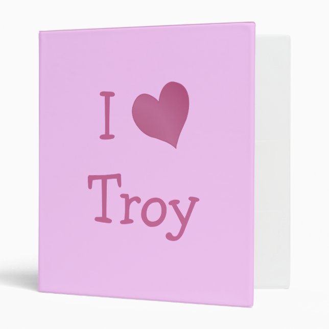 Classeur J'aime Troy (Devant/intérieur)
