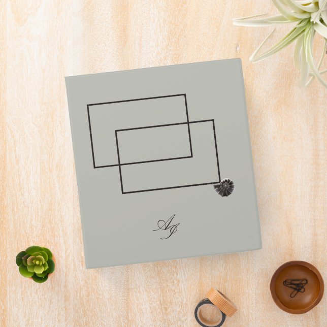 Classeur Japandi mer vie côtière beige neutre monochrome (In Situ)