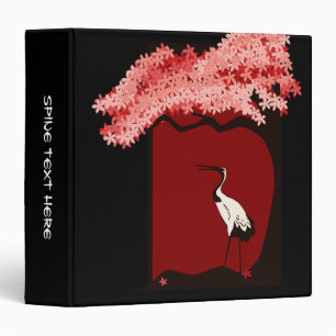 Classeur japonais de noir de grue