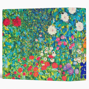 Classeur Jardin aux fleurs, Gustav Klimt