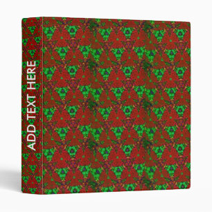 Classeur Jardin botanique Kaleidoscope Rouge Vert