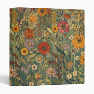 Classeur Jardin de fleurs de Gustav Klimt Art Nouveau vinta