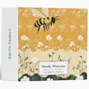 Classeur Jardin de fleurs sauvages à miel vintage (9)