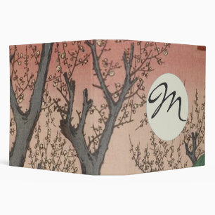 Classeur Jardin de prune fleuri d'arbre japonais