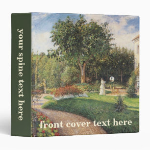 Classeur Jardin des Mathurins à Pontoise par Pissarro