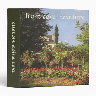Classeur Jardin fleuri à Sainte Adresse par Claude Monet