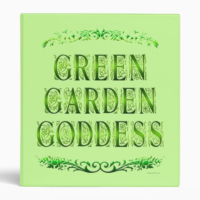 Classeur Jardin Vert Déesse Dire Plannière (Devant)