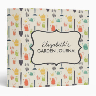 Classeur Jardinier de jardinage personnalisé