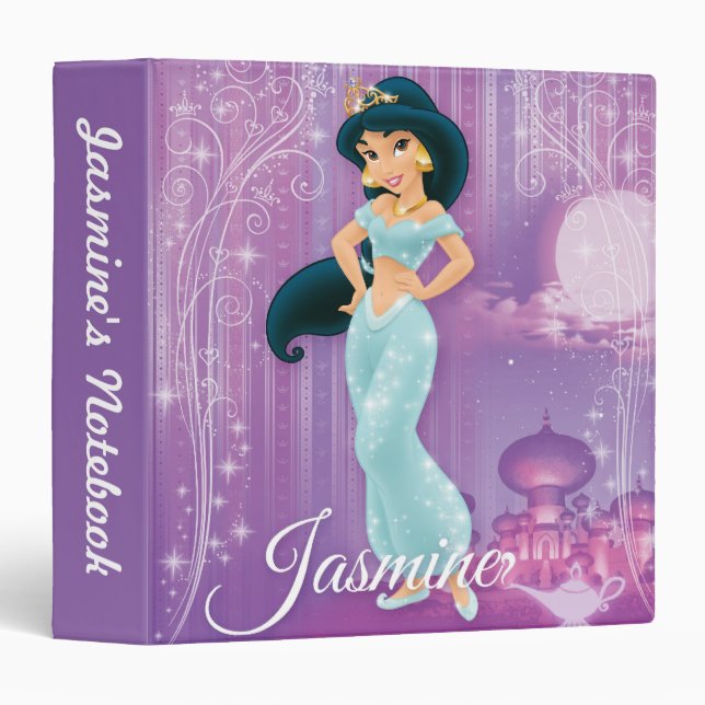 Classeur Jasmine Princesse (Devant/Côté)