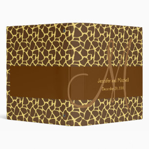 Classeur jaune Brown de wedding planner
