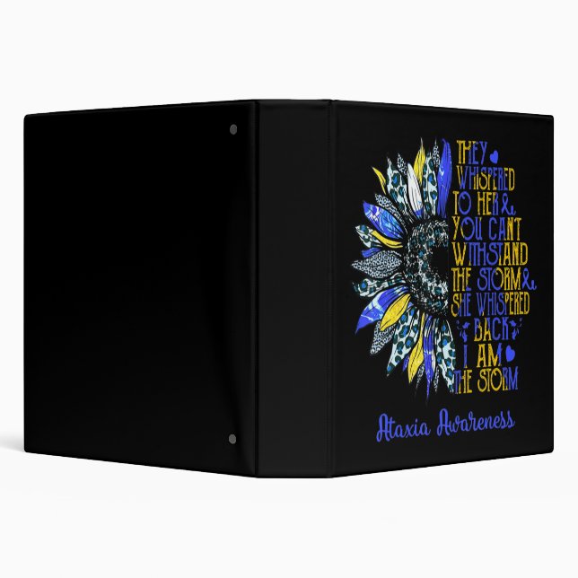 Classeur Je suis Le Tournesol Tournesol Léopard Ataxia Warr (Arrière-plan)