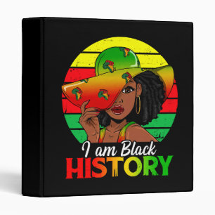 Classeur Je suis l'histoire noire Afrique Amérique