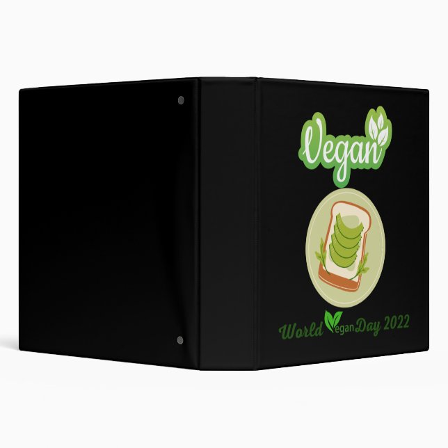 Classeur Je suis si frais Vegan jour 2022 Sticker2 (Arrière-plan)