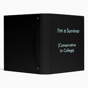 Classeur Je suis un survivant, (conservateur dans