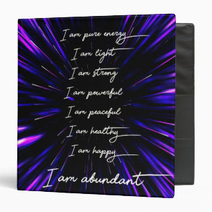 Classeur Je Suis Une Abondante Affirmations Positives