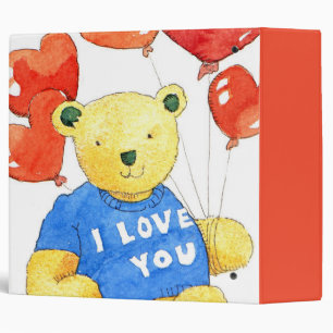 Classeur Je t'aime ours - ballon 2011