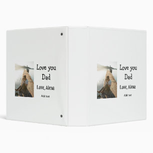 Classeur Je t'aime papa fête des pères élégant ajouter du t